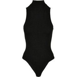 Urban Classics Women's Sleeveless Turtleneck Body, black