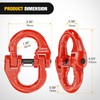 Nilight Safety Chain Connector Link, 1/2In Tow Hitch Hammerlock Coupling