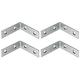 50x50x16mm 90 Degree Right Angle Metal L Shaped Bracket Corner Brace Fixing Shelf Support Repair x4