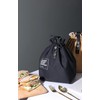 Insulated Hot/Cold Drawstring Canvas Lunch Bag, Thermal, 100% Cotton, Insulating