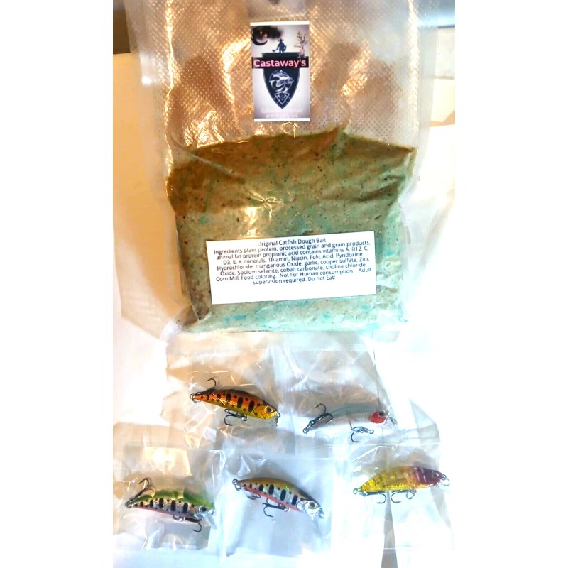 Castaway's Castaways Dough Bait Catfish Reaper 12oz Classic + free