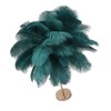 Ostrich Feather Table Lamp Rechargeable Modern Romantic Decoration Lamp Bedroom