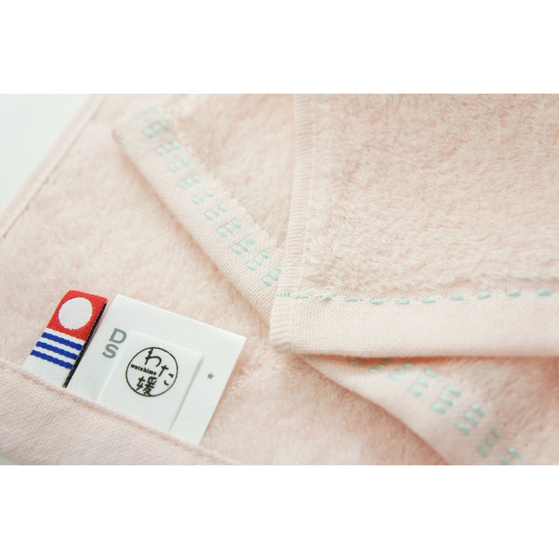 Kusuhashi Monori Imabari Towel Presso Watahime Wash Towel, Pink, 1-62008-51-P,