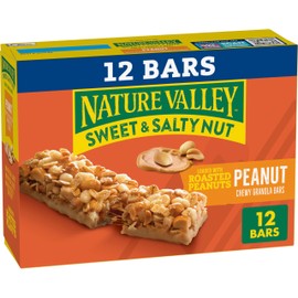 Nature Valley Granola Bars, Sweet and Salty Nut, Peanut, 12 Bars, 14.4 oz