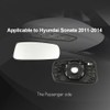 Passenger Side Mirror Replacement Glass for Hyundai Sonata 2011-2014,Automotive Exterior