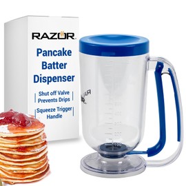 RAZOR Pancake Batter Dispenser | 08823RZ | Effortless Pancake Perfection & Master Fluffy Pancakes with Ease