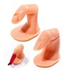 10 piezas de mano de práctica para uñas acrílicas, práctica