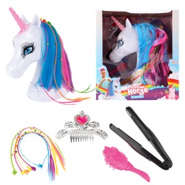 Toi Toys Unicorn Hairdressing Head + Accessories