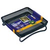 Gardman A01305 Compact Ground Feeder Tray - Black, 18x18x5 cm