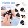 Pimoys Esponja Para Maquillaje Forma Triangular Color Negro 6 Pzas