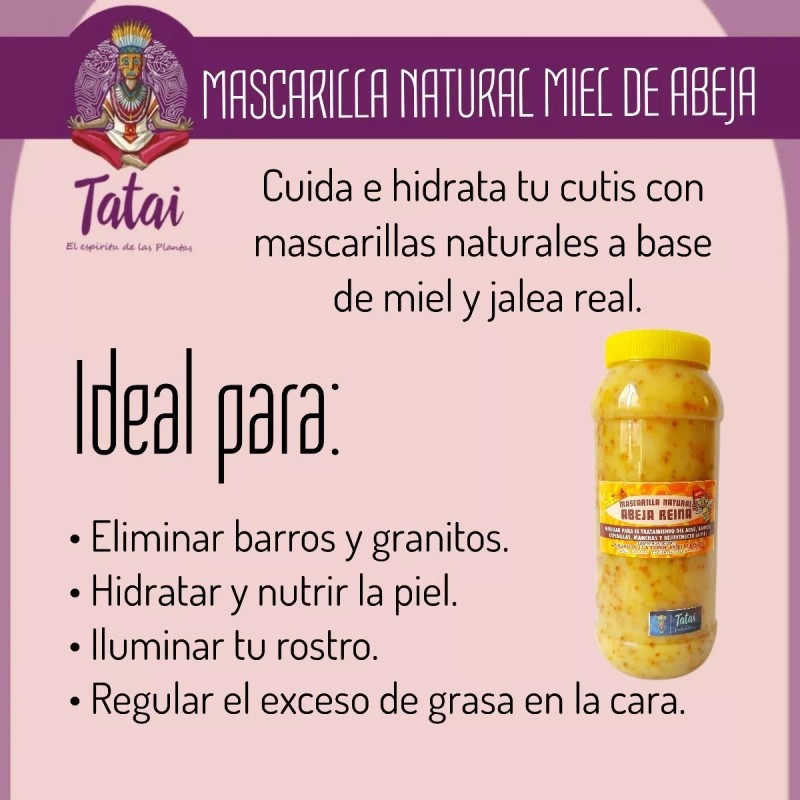 Tatai Mascarilla De Miel, Polen Y Jalea Real 120 G