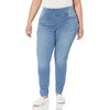 Seven7 Women's Plus Size Tummy YONER Pull ON Skinny Jean,