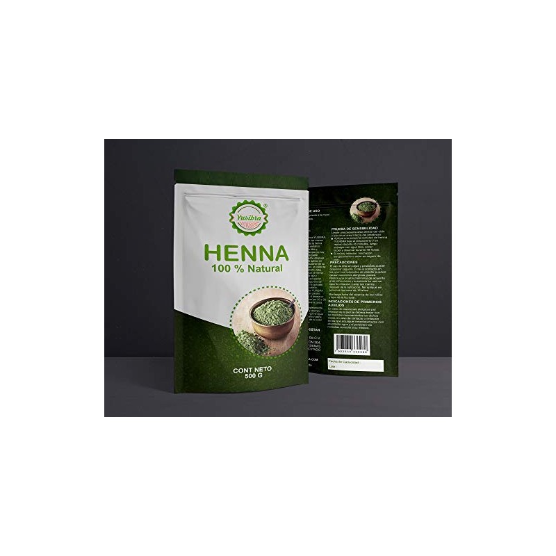 Henna en Polvo 500 Gramos 100% Natural