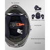 ILM Motorcycle Dual Visor Modular Flip up Full Face Helmet