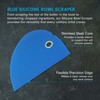 Messermeister Silicone Bowl Scraper, Blue