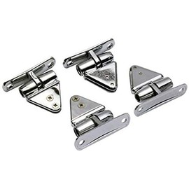 Clear Universal Wind Wing Kit W/Chrome Brackets