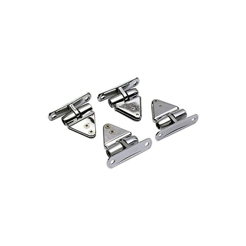 Clear Universal Wind Wing Kit W/Chrome Brackets