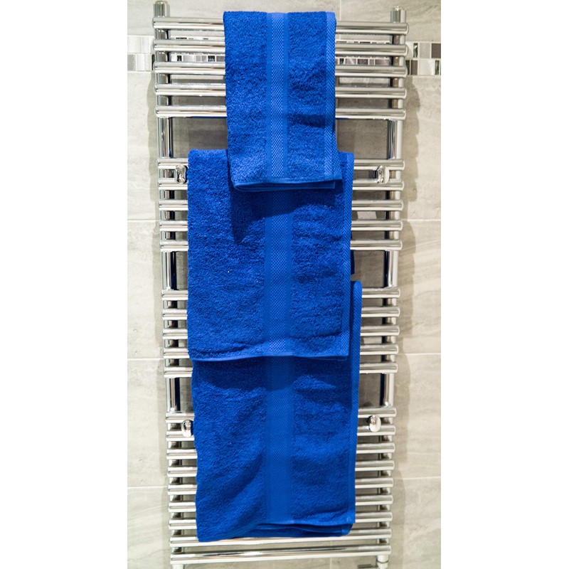 Lex's Linens Pack of 2 100% Combed Cotton Royal Blue