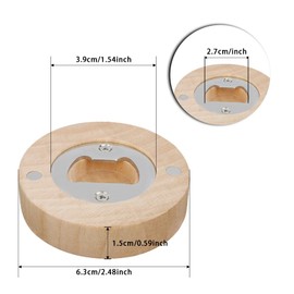 Wixelon Birthday Gifts for Women & Men, Bottle Opener, Dad & Mum Birthday Gifts, Wooden & Stainless Steel, 3187062031