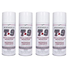 Boeshield T-9 Rust & Corrosion Protection/Inhibitor and Waterproof Lubrication, 12 oz. (4 Pack)