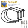 GOLKNHA Spark plug ＆ Cap Wire Kit for Kawasaki KAF820