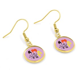 Hocus Pocus Drop Dangle Earring, Gold