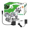 Aquarium Co2 Regulator, Dual Gauge Accurate Display, with 12V DC