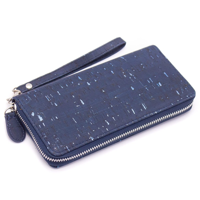 Natural Cork Wallet for Women Vegan Cork Leather Modern Wallet,