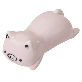 Saikai Pottery Hasami Ware Chopsticks Rest, Pettit Little Pig Diameter 20798