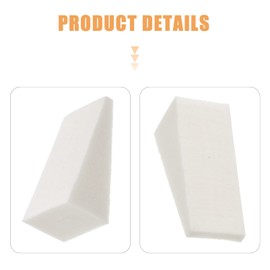 Beavorty 50pcs paint sponge powder puff sponge foam brush sponge for painting foam paint artist sponge baby sponge baby painting sponge sponges white Dry puff portable child