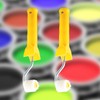 2-Pack Mini Foam Paint Rollers - 1 Inch Roller for