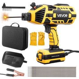VEVOR Portable Handheld Welding Machine, 20-120A Portable ARC Welder with 5-Level Current Adjustment & IGBT Inverter, 110V Handheld Stick Welder with Hot Start Function Fit for 1/16"-1/8" Welding Rods