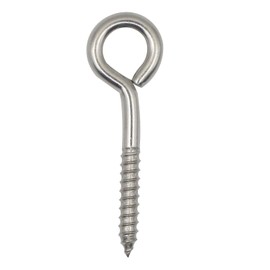 IMSCREWS 10-Pack 2.8 Inch 304 Stainless Steel Eye Screws – Eye Hooks for Indoor and Outdoor Use