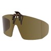 Shade Control G-Clips Polarized Clip-on Flip-up Plastic Sunglasses - Wrap