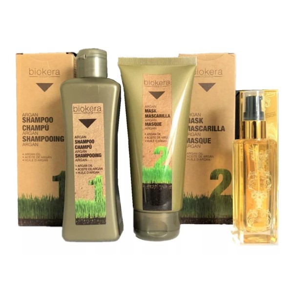 Salerm Cosmetics Shampoo Argán 300ml + Mask Argán 200ml +