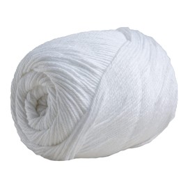 Knit Picks Dishie Worsted Weight 100% Cotton Yarn - 100 g (White)