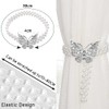 DIKABAO Curtain Tiebacks 2Pcs Butterfly Curtain Clips Adjustable Decorative Alloy