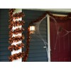 TCDesignerProducts Metallic Tinsel Twist Garland, Black and Orange - 4