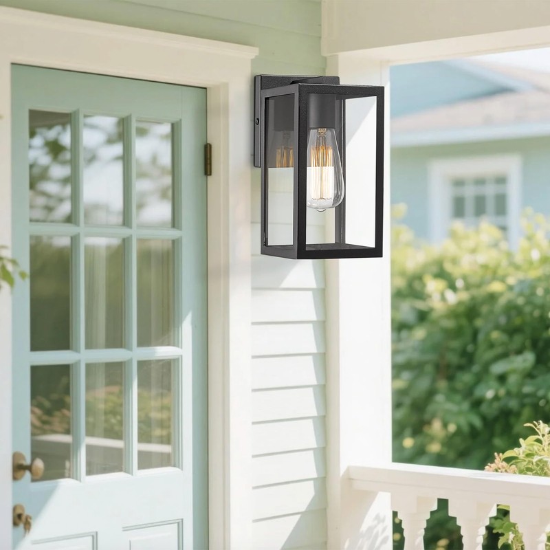 Bestshared Exterior Wall Lantern, Outdoor Wall Sconce, Patio Lighting Fixture