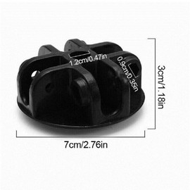 BODYA Pop-up Gazebo Tent Spare Parts 4-Way Roof Centre Connector Bracket Replacement Black