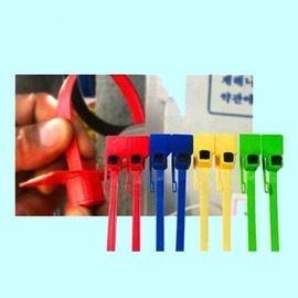 OneTag Cable Seal Locks, Waterproof, for Breakers (10-Pack) 2 Red