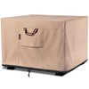 Square Fire Pit Covers - 30 Inch Heavy Duty 900D