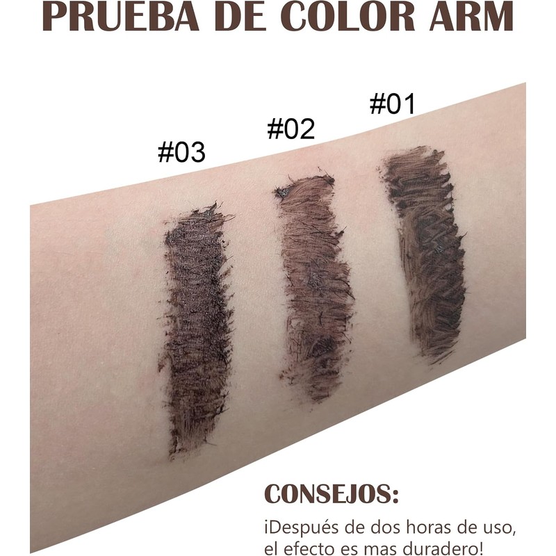Erinde Gel de Tinte para Cejas de Larga Duración, #1