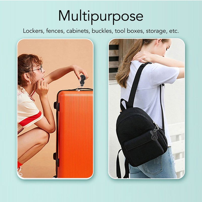 Fingerprint Padlock Waterproof USB Rechargeable Cabinet Lock for Door Luggage
