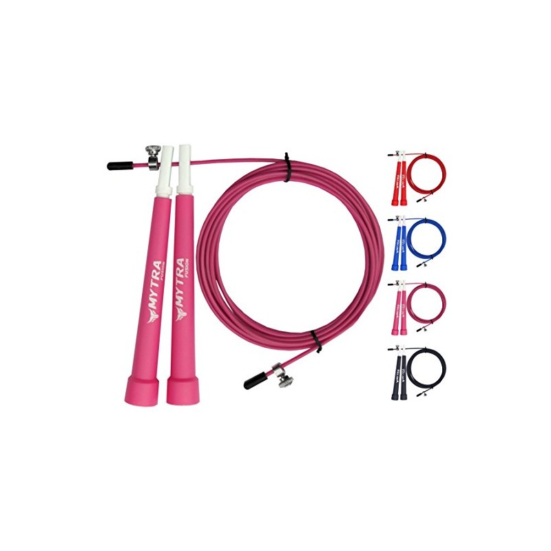 Mytra Fusion Adjustable Skipping Rope Wire Fitness Plastic Handle Fitness