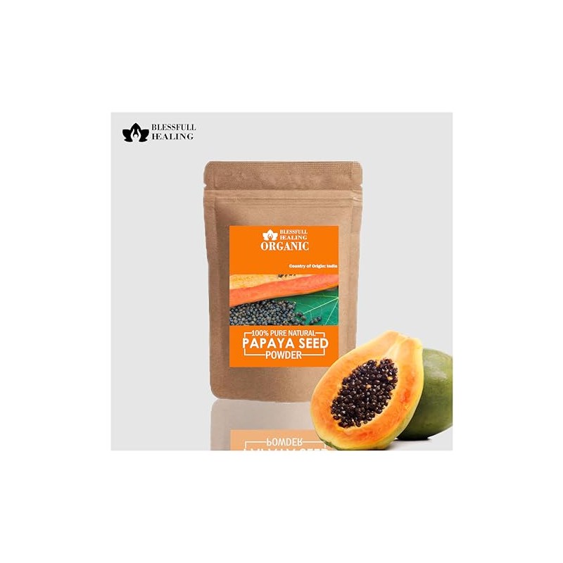 Blessfull Healing Organic 100% Pure Natural Papaya Seed Powder |