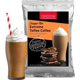 Cappuccine Extreme Toffee Coffee Frappe Mix, 3 Pound (Pack of 1)