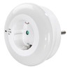 Hama LED Night Light Circle with Integrated Socket, Light Sensor,