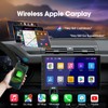 Haudio 7" Double Din Car Stereo with Wireless CarPlay &