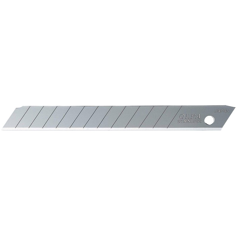 Olfa 9Mm Stainless Steel Snap-Off Blades - 50/Pk